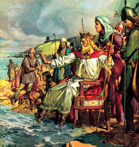 Chris Christie as King Canute, when the next hurricane hits